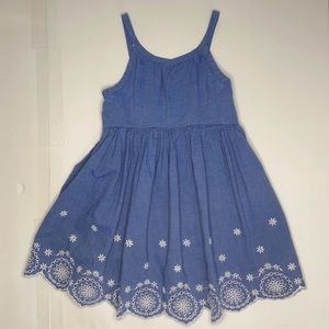 Cat & Jack Jean Embroidered Dress